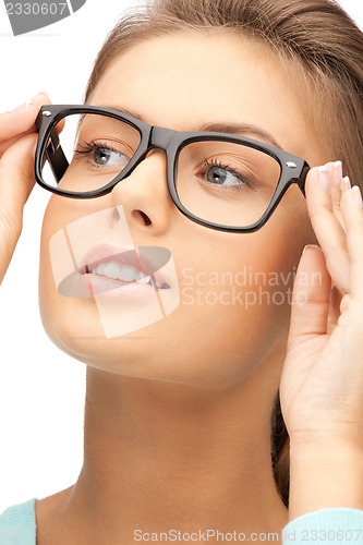 Image of lovely woman in spectacles