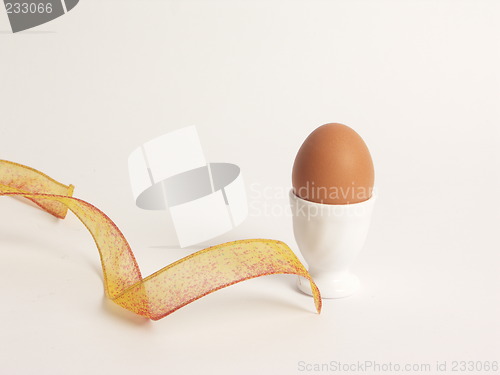 Image of egg and ribbon