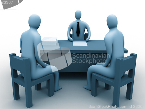 Image of 3d people in an office.