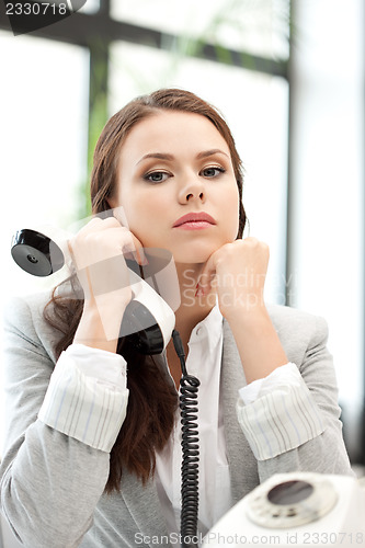 Image of businesswoman with phone