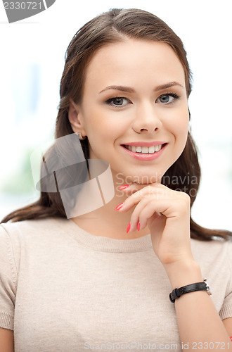 Image of happy and smiling woman