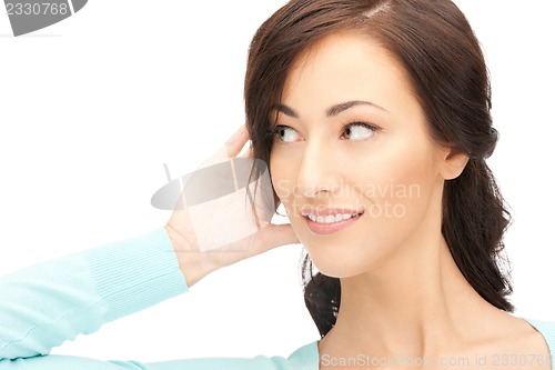 Image of woman listening gossip