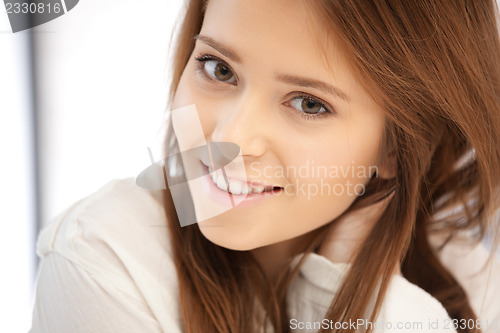 Image of happy and smiling woman