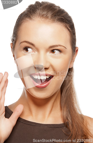 Image of laughing teenage girl