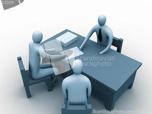 Image of 3d people in an office.