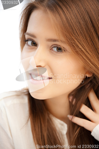 Image of happy and smiling woman
