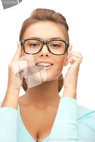 Image of lovely woman in spectacles