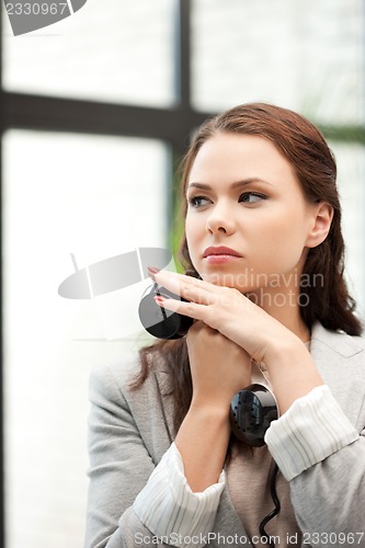 Image of businesswoman with phone