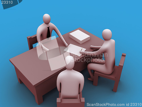 Image of 3d people in an office.
