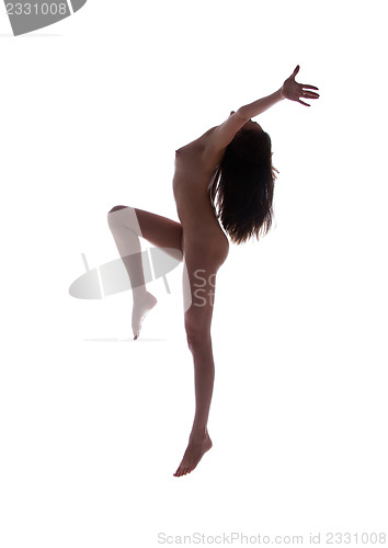 Image of dancing naked woman