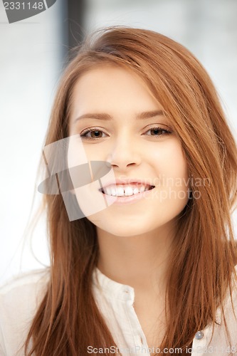Image of happy and smiling woman
