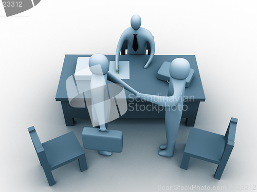 Image of 3d people in an office.