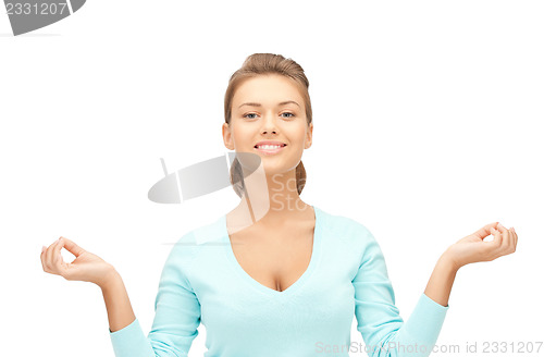 Image of woman in meditation