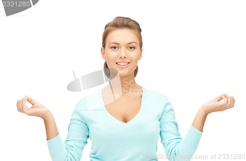 Image of woman in meditation