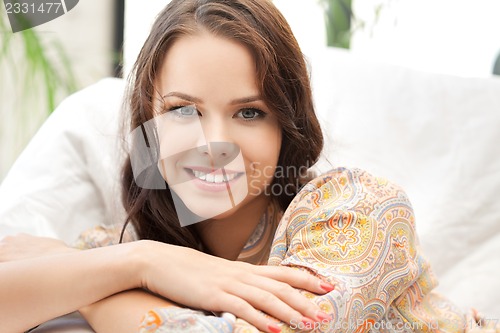 Image of happy and smiling woman