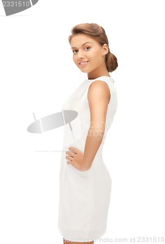 Image of lovely woman in elegant dress