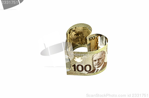 Image of 100 Canadian dollar banknote.