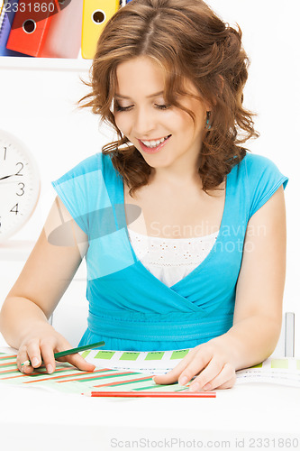 Image of happy and smiling woman