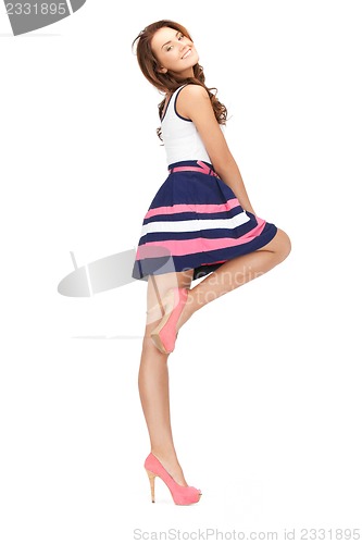 Image of lovely woman in elegant dress