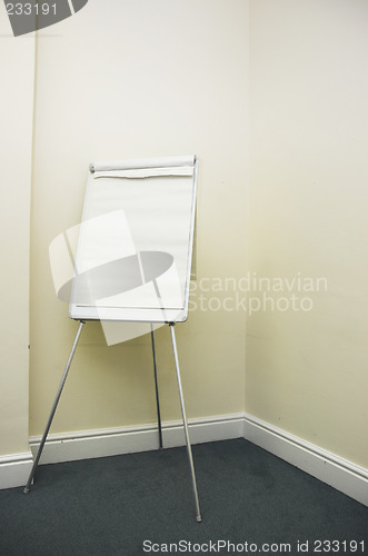 Image of Blank flip chart