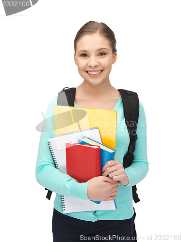 Image of happy and smiling teenage girl