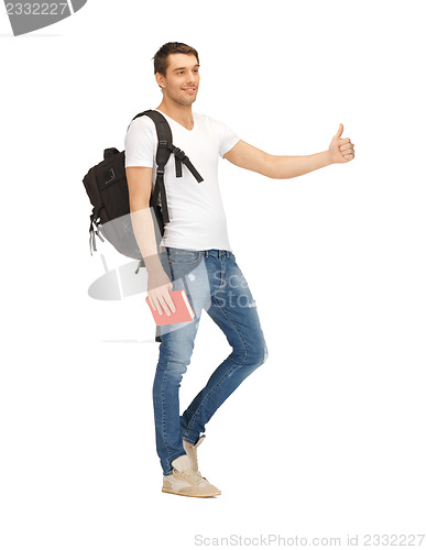 Image of travelling student