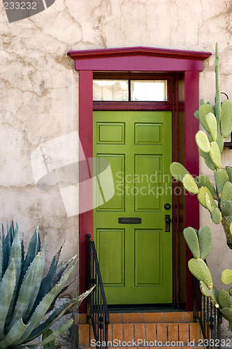 Image of Tucson house door