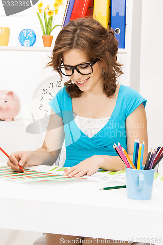 Image of happy and smiling woman