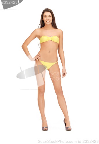 Image of beautiful woman in bikini