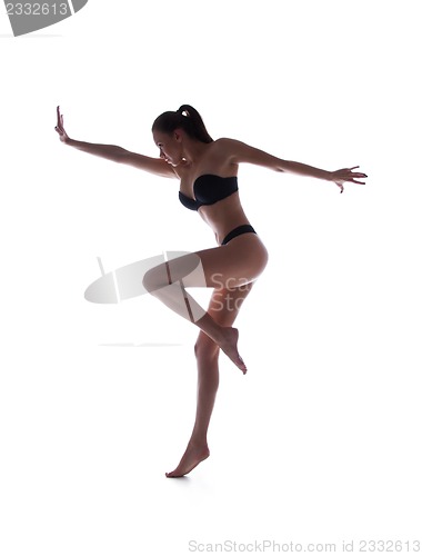 Image of sporty woman in bikini