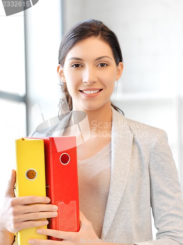 Image of woman with folder