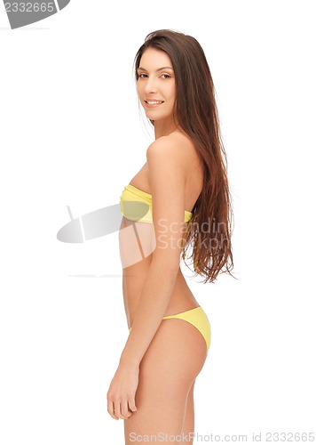 Image of beautiful woman in bikini