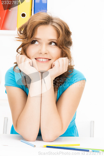 Image of happy and smiling woman