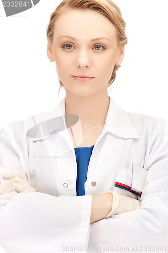 Image of attractive female doctor