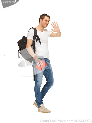 Image of travelling student