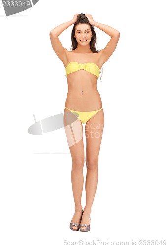 Image of beautiful woman in bikini