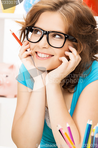 Image of happy and smiling woman