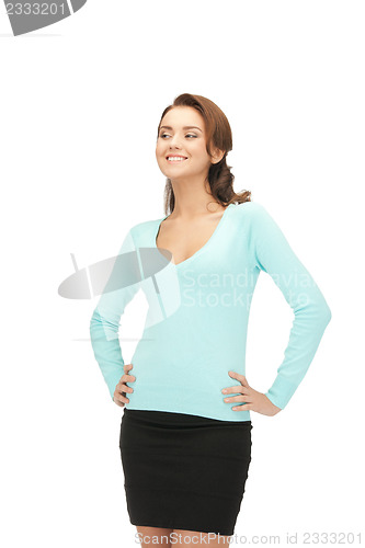 Image of happy and smiling woman
