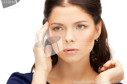 Image of unhappy woman