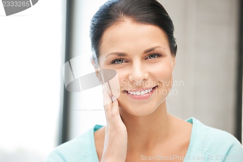 Image of happy and smiling woman