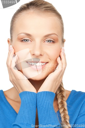 Image of happy and smiling woman