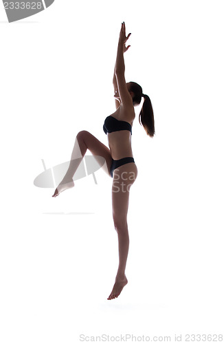 Image of sporty woman in bikini