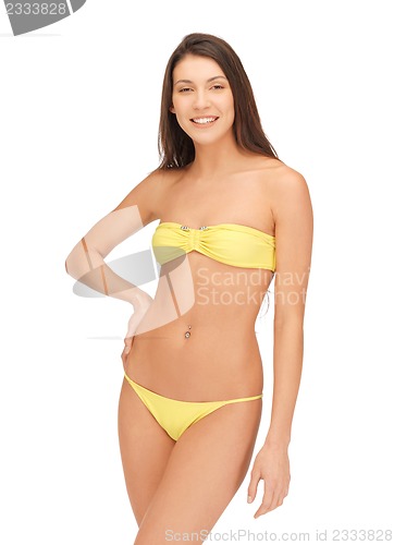 Image of beautiful woman in bikini