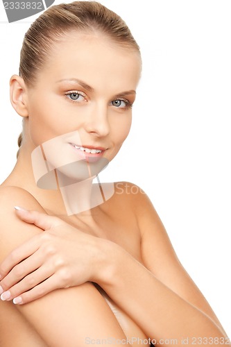 Image of beautiful topless woman