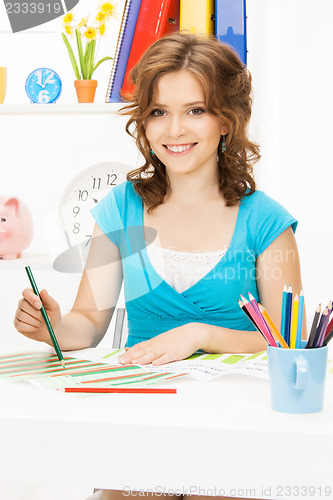Image of happy and smiling woman