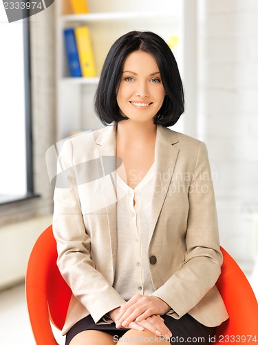 Image of happy and smiling woman