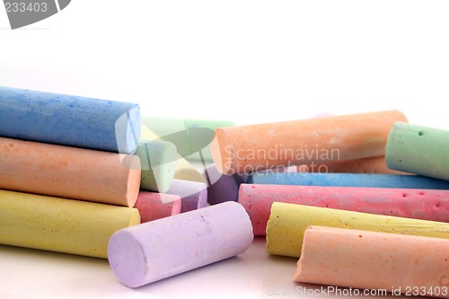 Image of Loads of colored chalks 2