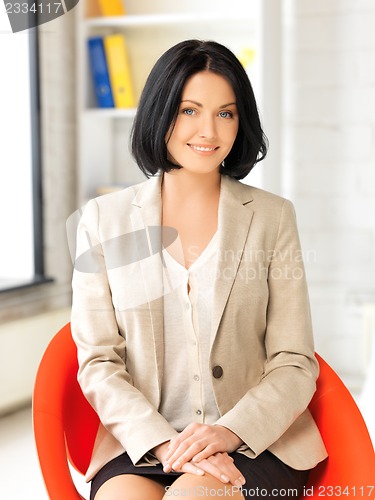 Image of happy and smiling woman