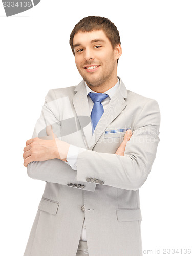 Image of happy businessman