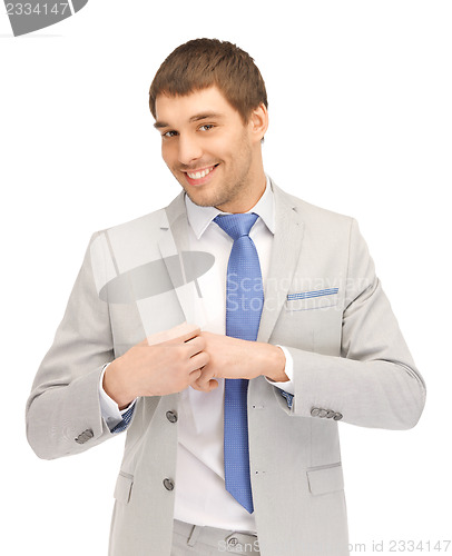 Image of happy businessman